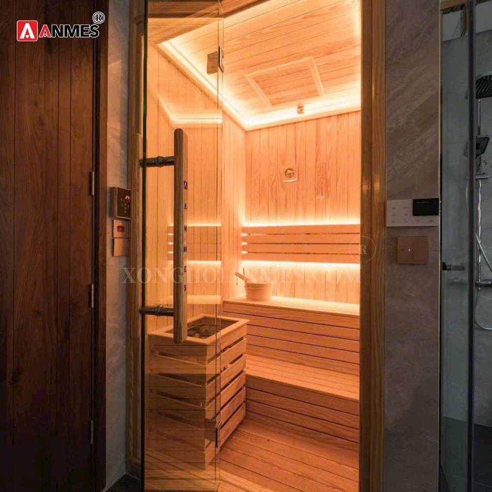 Thiết kế kích thước cửa phòng xông hơi khô gia đình hợp lí